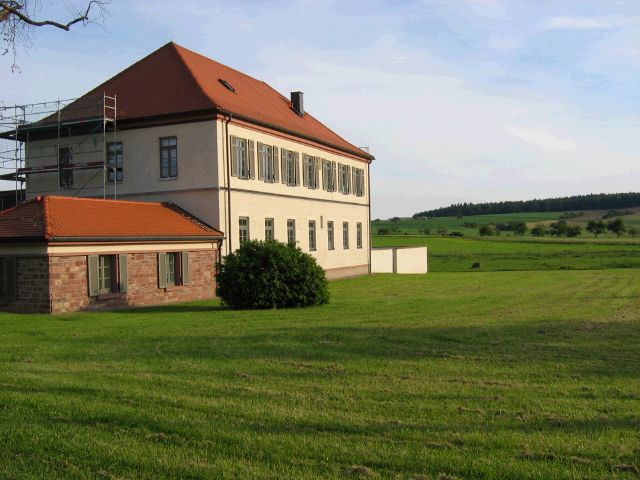 Restauriertes Gutshaus