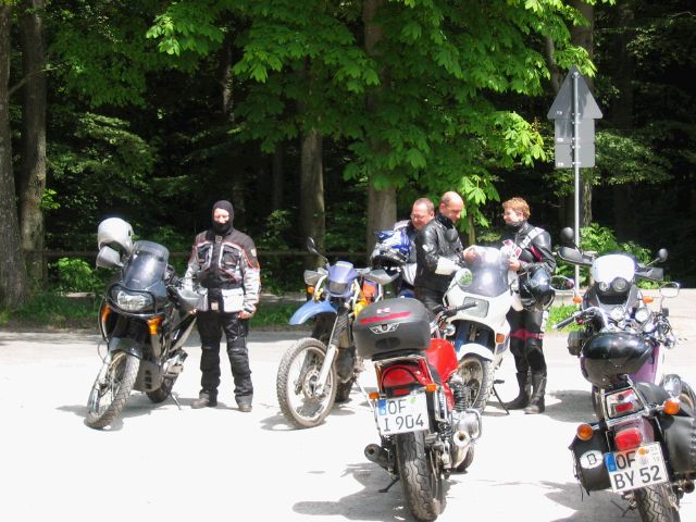 Irgendwo im Spessart (am Bikerwald) nach der Mittagspause